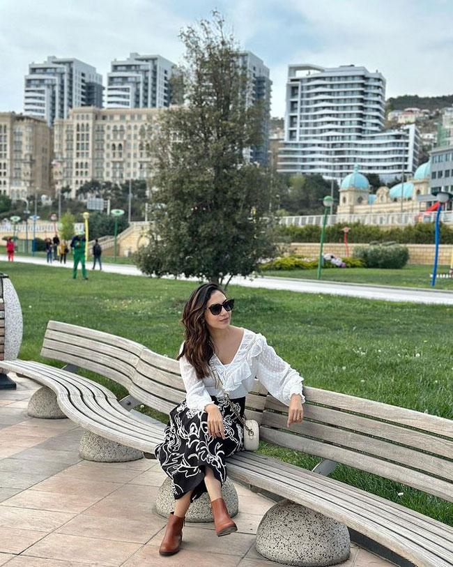 Adorable Ritu Varma In Floral Outfit